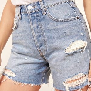 Reformation Jean Shorts 31